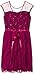 Speechless Girls' Sequin Lace/Chiffon Corkscrew Dress