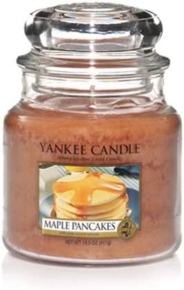 Amazon.com: Yankee Candle Maple Pancakes Medium Jar Candle: Home