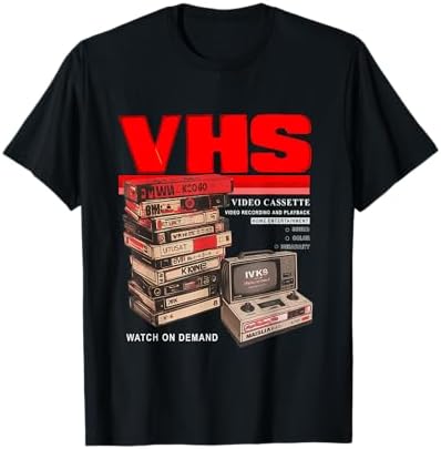 Amazon.com: Never Forget VHS VCR Tape Retro Vintage 80s 90s T