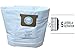 3 Replacement HEPA Bags for Shop-Vac 10-14 Gallon Units. Replaces Type I + Type F 9067200 High Efficiency 9066200 Standard Filtration Disposable Collection Bag. Also fits CRAFTSMAN 3877.