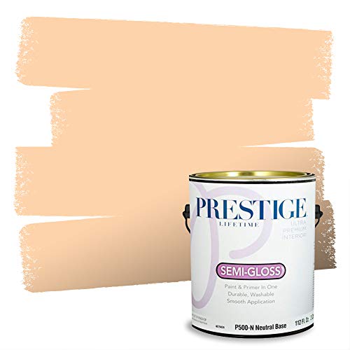 PRESTIGE Paints Interior Paint and Primer In One, 1-Gallon, Semi-Gloss, Compara…