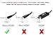 J&D Micro HDMI to VGA, Gold-Plated Micro HDMI to VGA Adapter Cable Converter, Micro HDMI VGA Adapter - White