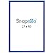 SnapeZo Movie Poster Frame 27x40, Blue, 1.25 Inch Aluminum Profile, Front-Loading Snap Frame, Wall Mounting, Professional Series for One Sheet Movie Posters