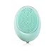 ITME Face Scrubber Facial Cleansing Brush, Soft Silicone Sonic Waterproof Face Brush Skin Brush Travel Size Face Massager Deep Cleansing Exfoliating for Men/Women, Not Rechargeable (Green)