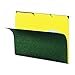 Smead Interior File Folder, 1/3-Cut Tab, Letter Size, Yellow, 100 per Box, Expandable File Folders for Filing Cabinet