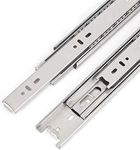 Gabinete Cajón Deslizador del cajón Acero Inoxidable Riel de 3