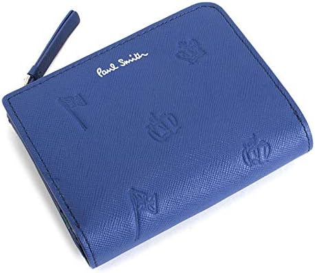 Amazon ポールスミス 財布 二つ折り財布 L字ファスナー ブルー Paul Smith Psc006 30 メンズ 紳士 Paul Smith ポール スミス 財布