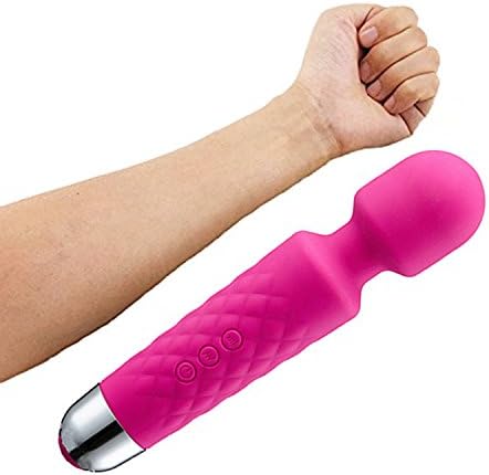ABUBYA Wireless Wand Massagers Cordless Magic Massager Wand Handheld Electric Massagers for Neck Back Shoulders Waist Sports Massage Muscle Aches Physical Sports Fleetness Recovery Travel Gift,Rosy