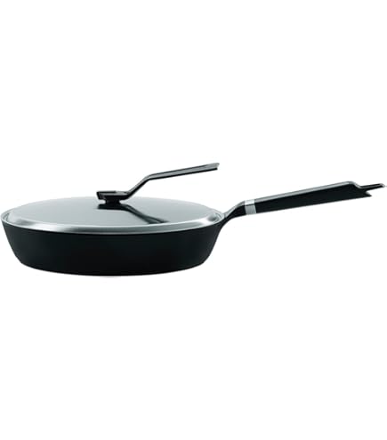 Amazon.com: Vermicular Frying Pan with Glass Lid | 24cm Deep (9.4