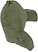 DeluxeComfort Microsuede Bedrest – Reading and Bed Rest Lounger – Sitting Support Pillow – Soft But Well Stuffed Fiberfill – Backrest Pillow with Arms, Green