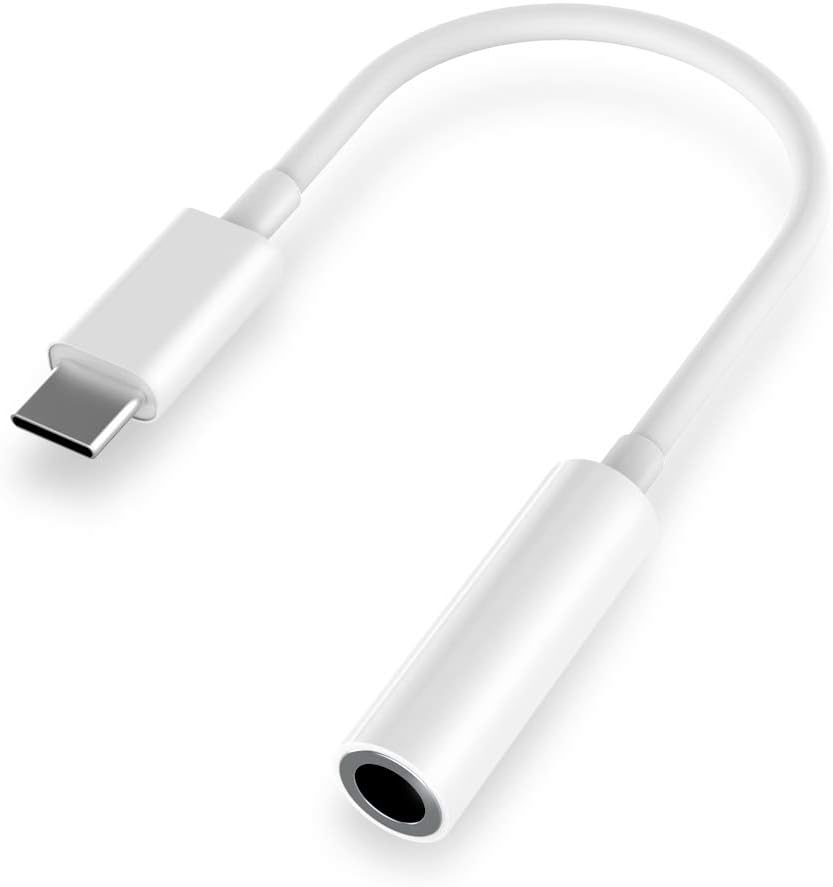 USB-C to 3.5 mm Headphone Jack Adapter,Type C to 3.5mm Digital Audio Adapter for iPad Pro Huawei P20 Google Pixel 2/2XL 3/3XL Samsung Galaxy Note 10/10+