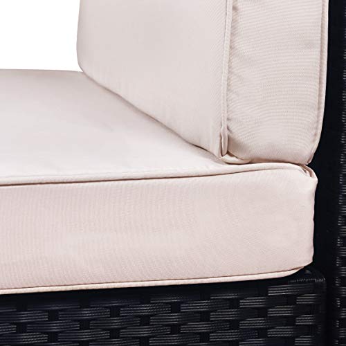 3 U+MAX+Pieces+Patio+sectional+Black