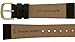 Mens Lizard Grain Watchband Black 18mm Watch Band - by JP Leatherworks
