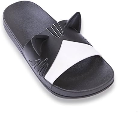 Women's Animal Cat Ear Bath Shower Indoor & Outdoor Slide Sandal