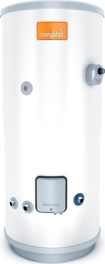 Heatrae Sadia 70DD Megaflo Eco 70D Direct Unvented Hot Water Cylinder, White