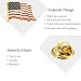 24 Pack American Flag Lapel Pins -USA Metal Enamel Waving Flag Pins US Patriotic Badge