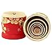 Moonmo 7pcs Cute Red Sweater Braid Girl Russian Wooden Nesting Dolls Matryoshka Toys