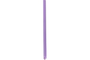 Restaurantware-Basic Nature 9 Inch Boba Straws, 100 Count Pointed Tip Purple Plastic Extra Wide Bubble Tea Straws - For Thick Drinks, Durable, Sturdy, Unwrapped For Juice Bars & Restaurants
