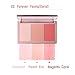 VT X BTS Super Tempting Cheek Palette/blusher palette, blusher makeup, 3 color blusher (02 FOREVER YOUNG)