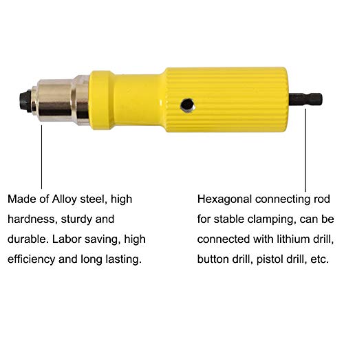 New Hope Stroe Electric Rivet Gun Head, Professional Riveter Nut Gun