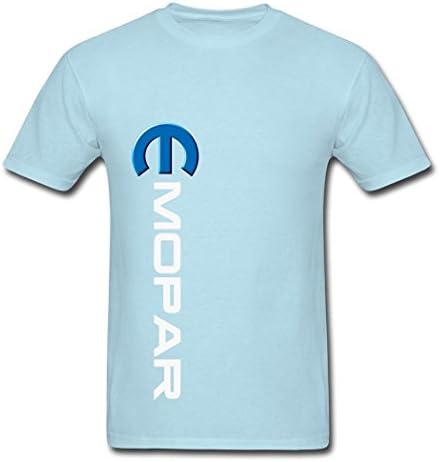 MozFashion Men's MOPAR Logo Black T-Shirts