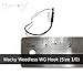 Harmony Fishing - Razor Series Wacky Weedless WG Hooks - The Ultimate Bass Fishing Hooks for The Wacky Rig & Neko Rig