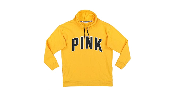 Amazon.com: Victoria's Secret Pink Sudadera con cuello de capucha y  logotipo gráfico, XS, Amarillo : Ropa, Zapatos y Joyería