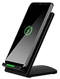 Cocopa Wireless Charger, 2 Coils Qi Fast Wireless Charging Stand for iPhone 8/8 Plus, iPhone X, Samsung Galaxy Note 8, S8/S8 Plus, S7/S7 Edge, S6/S6 Edge/Plus, Note 5 and Other QI-Enabled Devices