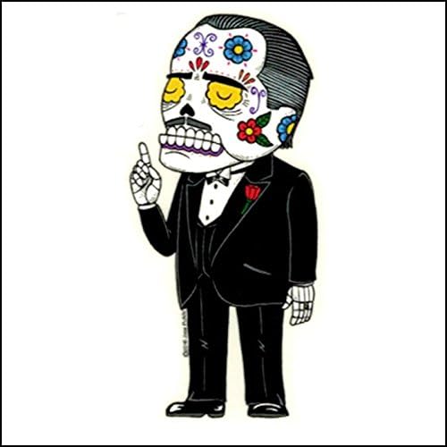 Mis Nopales The Godfather - Weather Proof Die Cut Vinyl Day of The Dead Sticker