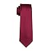 Burgundy Tie Set for Men Silk Wedding Tie Hanky Cufflinks