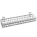 Kaforise Hanging Basket for Wire Wall Grid Panel, Multi-function Wall Storage and Display Basket, Medium Size, Black Painted primary