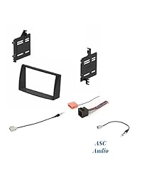 ASC Audio Audio Estéreo Instale el juego de tablero, el mazo de cables, el combo de adaptador de antena para la instalación de una radio doble Din del mercado de accesorios para el 2010 2010 Hyundai Sonata