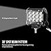 LE 4 Inch LED Work Light Bar, Triple Row, Spotlight, 36W 3600lm, Waterproof, Daylight White 6000K for Off-Road, Truck, Car, Jeep, Boat and More, Pack of 2
