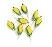 Charcoal Companion Classic Mini-Corn Corn Holders, 4 Pairs