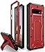 ArmadilloTek Vanguard Designed for Samsung Galaxy S10 Case (2019 Release) Military Grade Full-Body Rugged with Kickstand Without Built-in Screen Protector (Red)