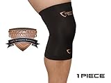 Copper Tough Compression Knee Brace - High Performance Copper Compression Sleeve for Enhanced Circulation, Recovery, Joint Pain and Support for Men and Women - Athletic or Everyday Use - Medium