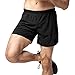 Lapasa Men's 5 inch Quick Dry Workout Running Shorts Supportive Mesh Liner Waterproof Zip Pocket M27