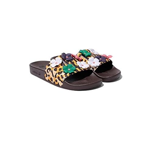 adilette leopard slides