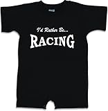Funny Baby Romper (ID RATHER BE RACING) Infant T-Shirt