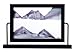 KB Collection Window Vista Moving Sand Art - Original Moving Sand Picture by KB Collection - A Relaxing Desktop Sandscape, Landscape Liquid Motion Sands - Handcrafted in Austria