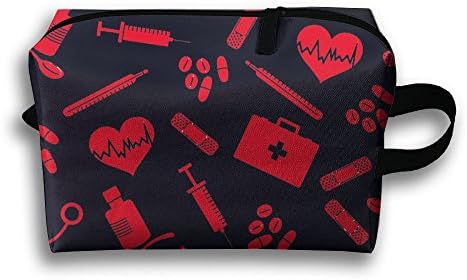 CXCcoco Medical Nurse Womens Smell Travel Makeup Bag Cosmetic Bags Makeup Bags