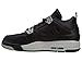 Nike Air Jordan Men's 4 Retro Basketball Shoe Black/Tech Grey-Black Size 7