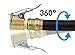 Capri Tools Premium Aluminum 3-in-1 Tire Inflator, 1/4