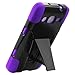 Reiko Silicon Case/Protector Cover for Samsung ATIV S Neo - Non-Retail Packaging - Purple/Black
