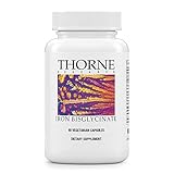 Thorne Research - Iron Bisglycinate - 25 mg Supplement for Enhanced Iron Absorption - 60 Capsules