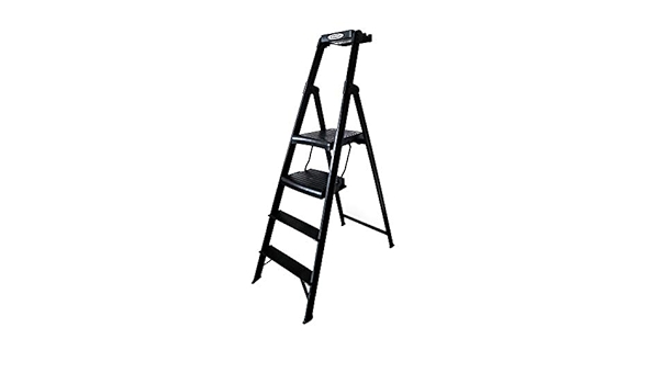 Escalera plegable de 4 pasos Altura 150 cm Aleación de ...