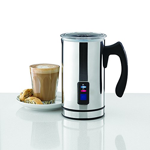 Milk Frother Electric and Automatic. Heater Cappuccino Maker. Stainless