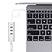 Anker 3-Port USB-C to USB 3.0 Aluminum Portable Data Hub, with 10 Mpbs, 100 Mbps, 1000 Mbps, or 1 Gigabit Network Adapter with Ethernet Port, for MacBook Pro 2016, ChromeBook, XPS and More