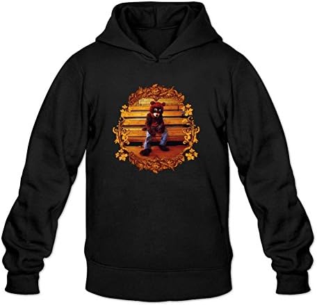 RONGBANG RONGBANG Men's The College Dropout Kanye West Hoodies M Black