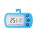 2 Pack Blue Digital Fridge Refrigerator Freezer Thermometer,Max/Min Record Function with Large LCD Display